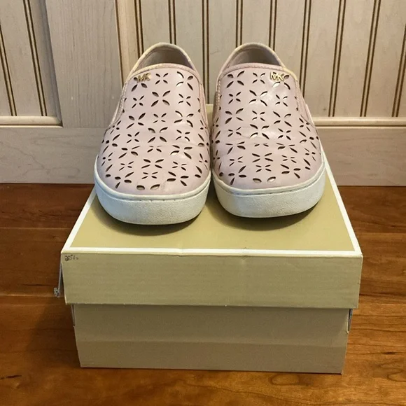 Michael Kors Keaton Pink Slip On Sneakers - Picture 8 of 8